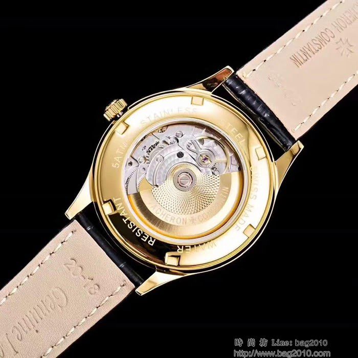 江詩丹頓 Vacheron Constantin 火爆上市 新款 六字位日月星晨功能 超級防水機芯 高檔男士腕表  wssb4872
